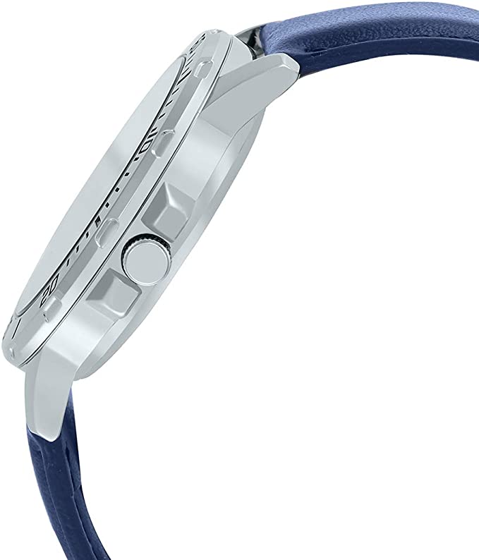 Casio MTP - VD01L - 2BVUDF Men's Enticer Blue Leather Band Blue Dial Casual Analog Sporty Watch - Zamana.pk