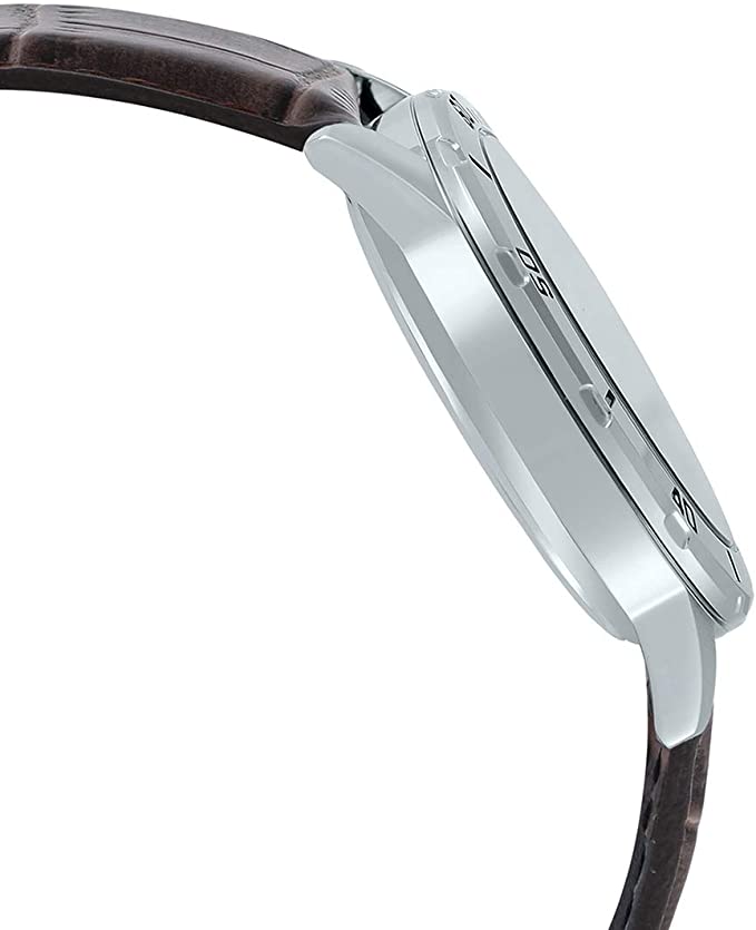 Casio MTP-VD01L-8EV Men's Enticer Brown Leather Band Grey Dial Casual Analog Sporty Watch Secondary image