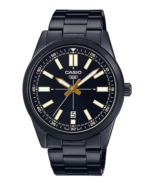 Casio - MTP - VD02B - 1E - Stainless Steel Watch For Men - Zamana.pk Main image