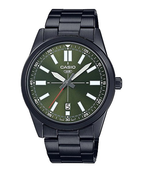 Casio - MTP - VD02B - 3E - Stainless Steel Watch For Men - Zamana.pk Main image