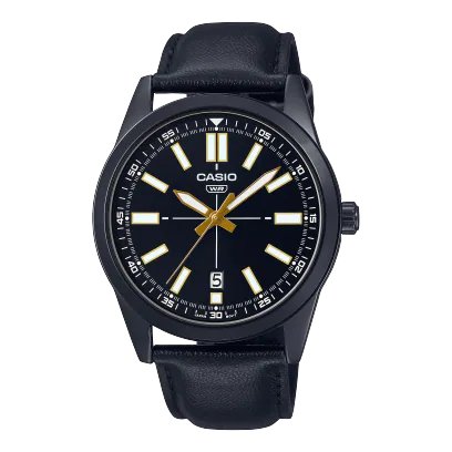 Casio MTP - VD02BL - 1EUDF Stainless Steel Watch for Men - Zamana.pk Main image