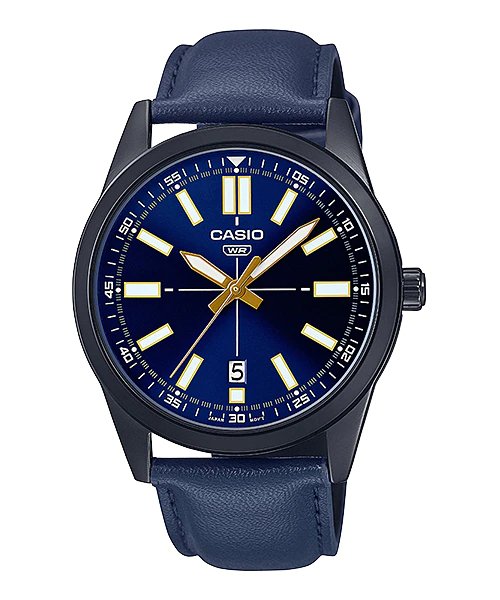 Casio MTP - VD02BL - 2EUDF Stainless Steel Watch for Men - Zamana.pk