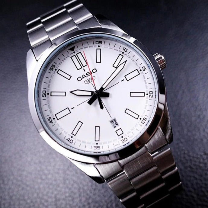 Casio - MTP - VD02D - 7EUDF - Stainless Steel Watch For Men - Zamana.pk