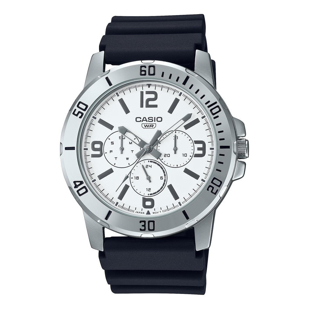 Casio MTP - VD300 - 7BUDF Stainless Steel Watch for Men - Zamana.pk
