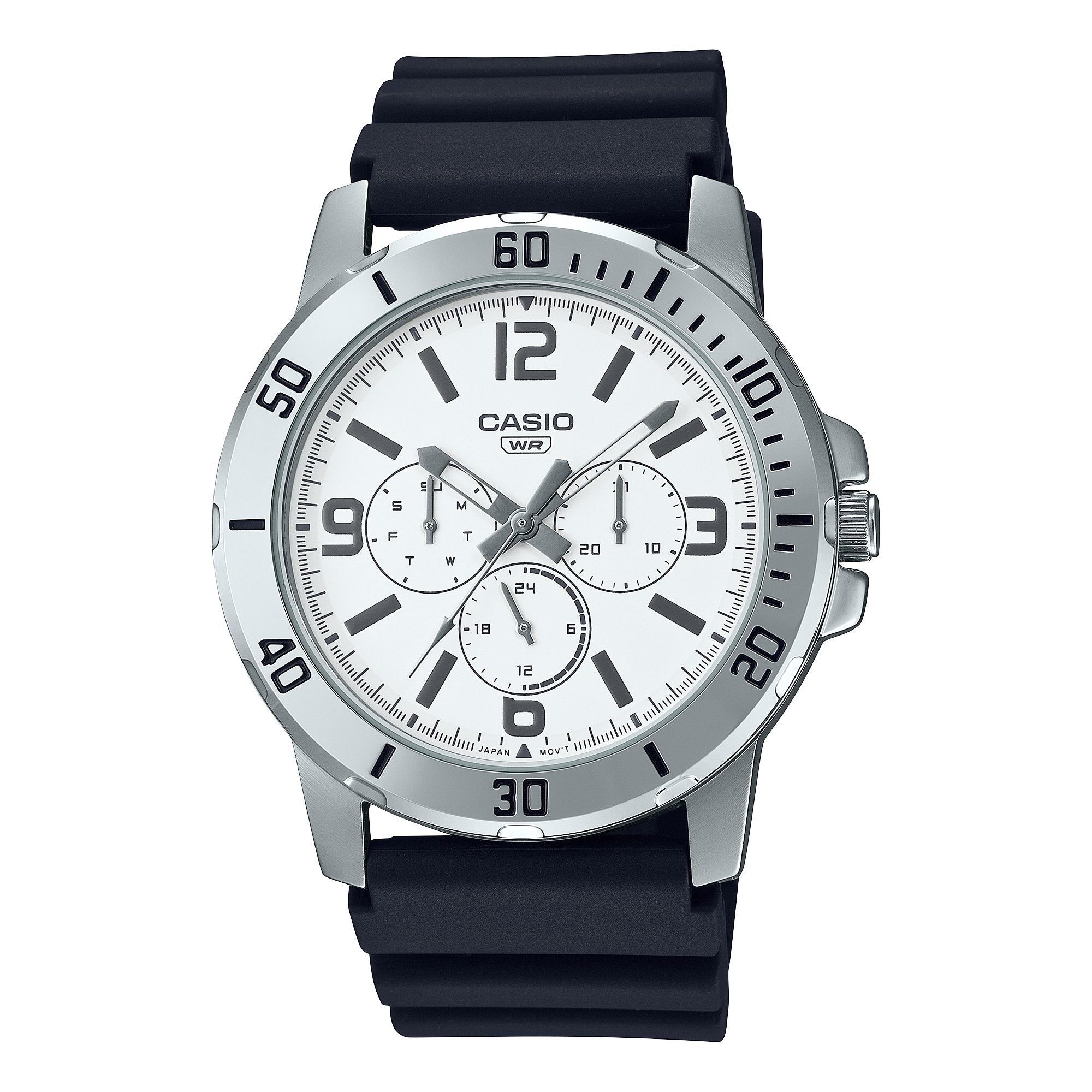 Casio MTP - VD300 - 7BUDF Stainless Steel Watch for Men - Zamana.pk