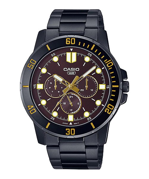 Casio MTP - VD300B - 5E Stainless Steel Watch for Men - Zamana.pk Main image