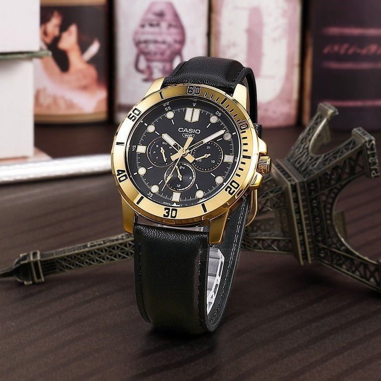 Casio - MTP - VD300GL - 1E - Stainless Steel Watch For Men - Zamana.pk Main image
