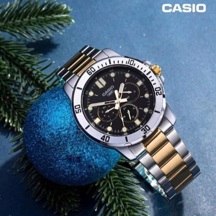 Casio MTP - VD300SG - 1EUDF Stainless Steel Watch for Men - Zamana.pk Main image