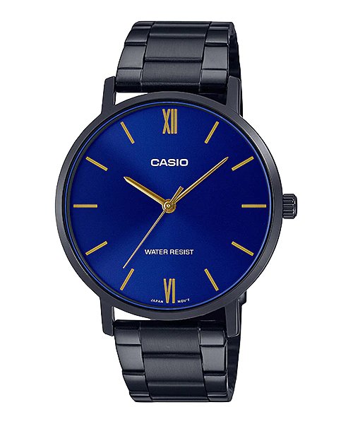 Casio MTP - VT01B - 2BUDF Stainless Steel Watch for Men - Zamana.pk