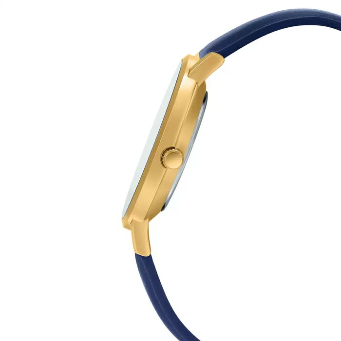 Casio MTP - VT01GL - 2B2UDF Men's Gold Tone Blue Leather Band Blue Dial 3 - Hand Analog Watch - Zamana.pk