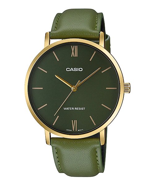 Casio MTP - VT01GL - 3B Stainless Steel Watch for Men - Zamana.pk Main image
