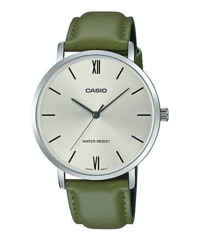Casio MTP - VT01L - 3B Stainless Steel Watch for Men - Zamana.pk