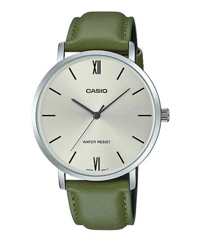 Casio MTP - VT01L - 3B Stainless Steel Watch for Men - Zamana.pk