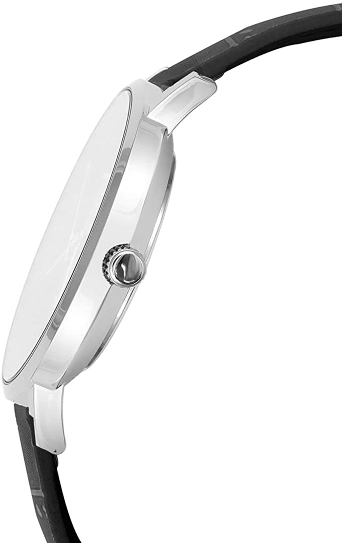 Casio MTP - VT01L - 7B1 Men's Minimalistic Silver Dial Black Leather Band Analog Watch - Zamana.pk