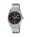 Casio MTP1335D - 1A2V Men's Stainless Steel Black Dial Analog Day Date Dress Watch - Zamana.pk