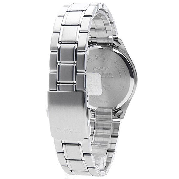 Casio MTS - 100D - 2A Men's Standard Analog Silver Stainless Steel Band Watch - Zamana.pk