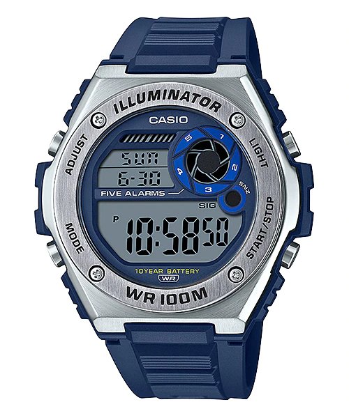 Casio - MWD - 100H - 2A - Stainless Steel Watch For Men - Zamana.pk Main image