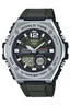 Casio MWQ - 100 - 3AV: Sleek Men's Quartz Watch with Green Dial and Rugged Appea - Zamana.pk