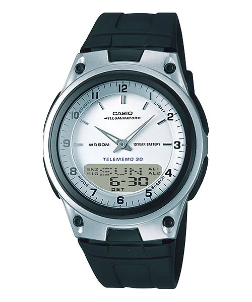 Casio Resin Band Watch - AW - 80 - 7A - For Men - Zamana.pk Main image