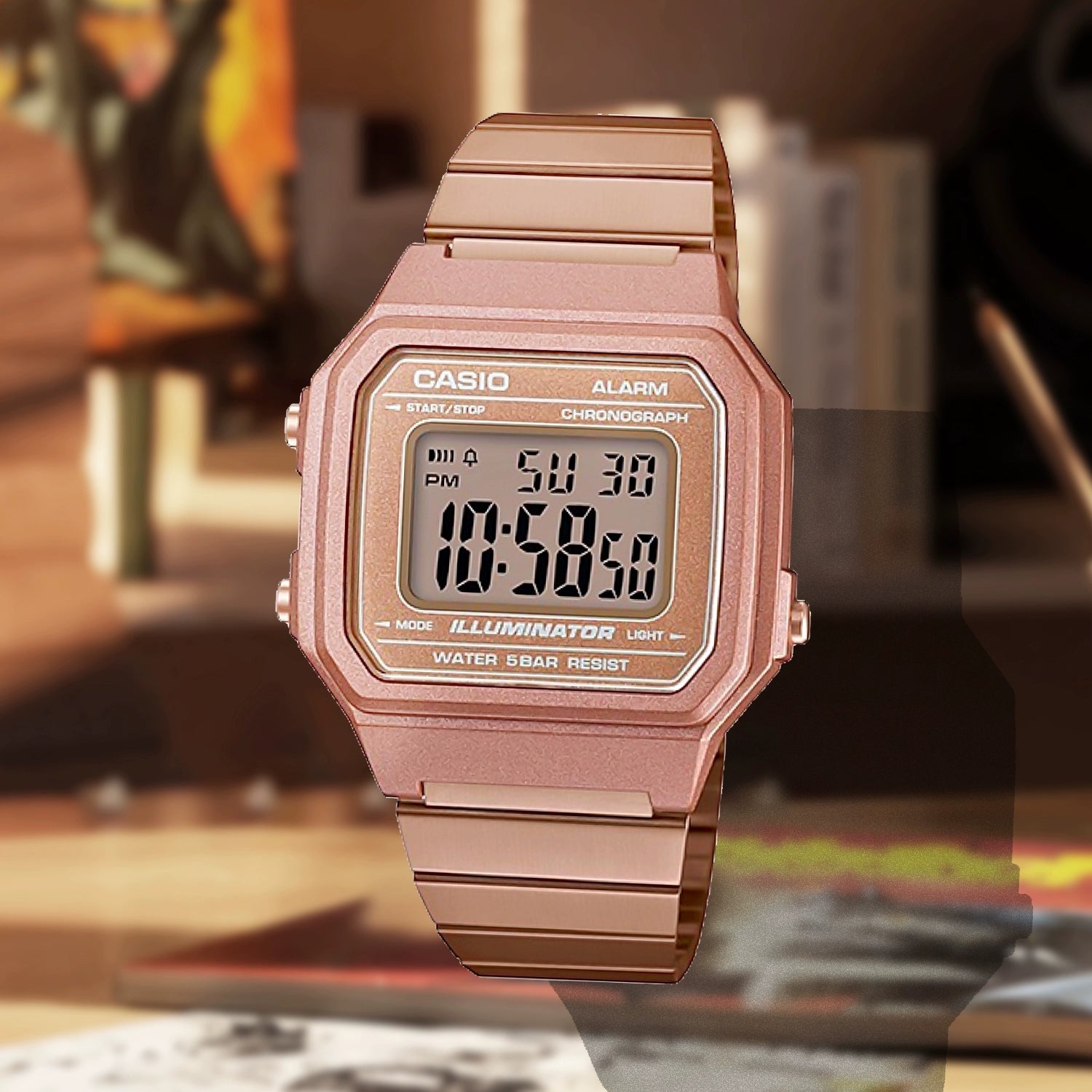 Casio Stainless Steel Band - B650WC - 5A - For Men - Zamana.pk Main image