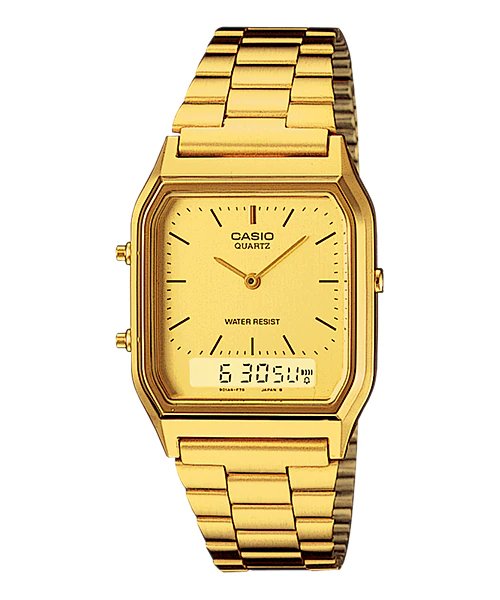 Casio Stainless Steel Band Watch - AQ - 230GA - 9D - For Men - Zamana.pk Main image