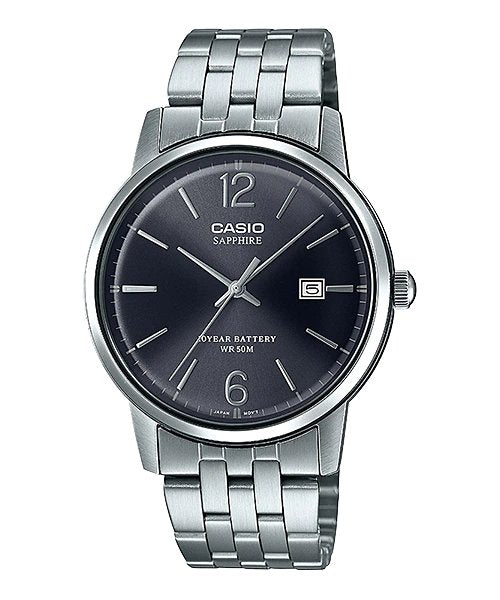 Casio Standard Analog Mens MTS - 110D - 1AVDF Watch - Zamana.pk Main image