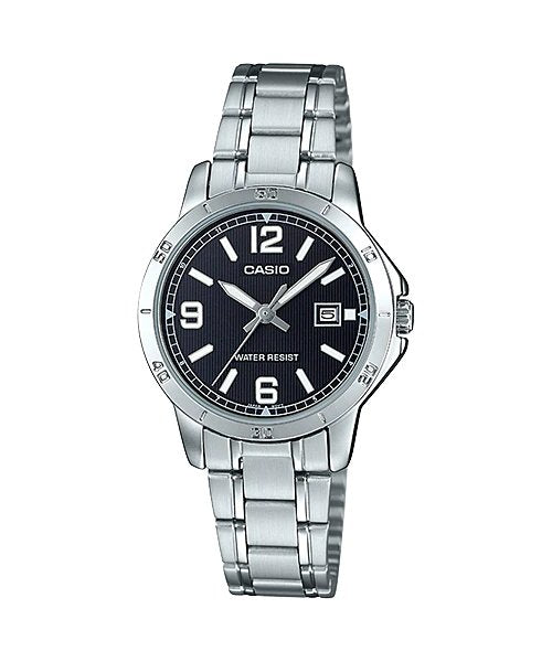 Casio Timepieces Silver Stainless Steel Women Watch LTP - V004D - 1B2UDF - Zamana.pk