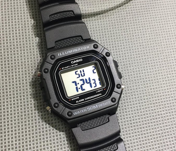 Casio - W - 218H - 1A - Stainless Steel Watch For Men - Zamana.pk