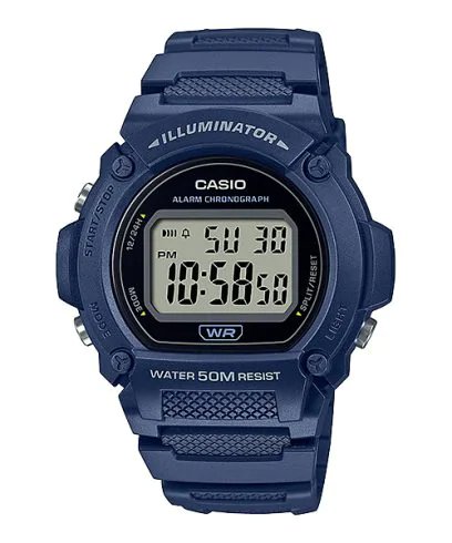 Casio - W - 219H - 2A - Stainless Steel Watch For Men - Zamana.pk Main image