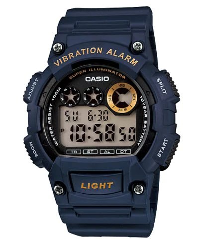 Casio - W - 735H - 2A - Stainless Steel Watch For Men - Zamana.pk Main image