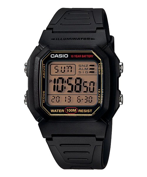 Casio - W - 800HG - 9A - Stainless Steel Watch For Men - Zamana.pk Main image