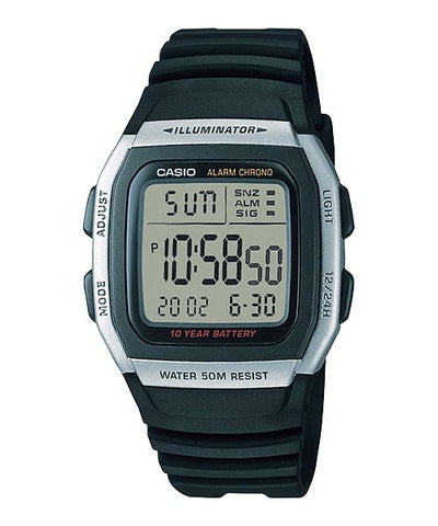 Casio W - 96H - 1AV Black Band Sport Men's Watch - Zamana.pk