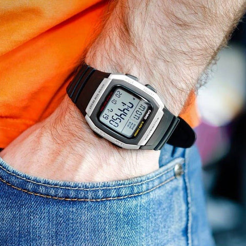 Casio W - 96H - 1AV Black Band Sport Men's Watch - Zamana.pk