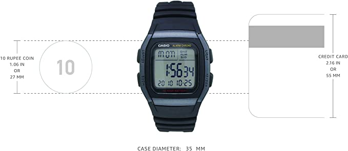 Casio W - 96H - 1BVDF Watch For Men - Zamana.pk