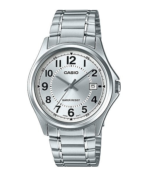 Casio Watch For Men MTP - 1401D - 7A Stainless Steel Band - Zamana.pk Main image