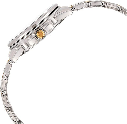 Casio Women's LTP - 1314SG - 1AV Silver Stainless - Steel Quartz Watch with Black Dial - Zamana.pk