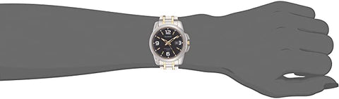 Casio Women's LTP - 1314SG - 1AV Silver Stainless - Steel Quartz Watch with Black Dial - Zamana.pk