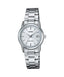 Casio Women's LTP - V002D - 7A Silver Stainless - Steel Quartz Watch - Zamana.pk