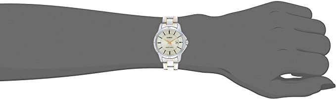 Casio Women's LTP - V004SG - 9A Two Tone Stainless Steel Band Analog Watch - Zamana.pk