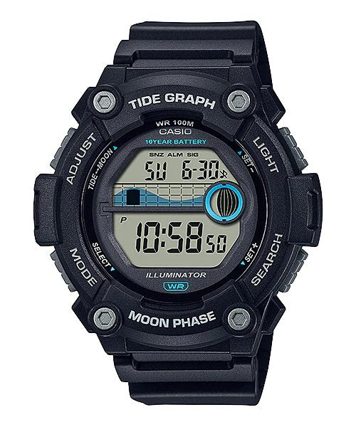 Casio - WS - 1300H - 1A - Stainless Steel Watch For Men - Zamana.pk Main image