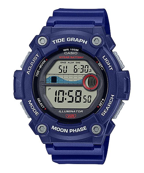 Casio - WS - 1300H - 2A - Stainless Steel Watch For Men - Zamana.pk Main image