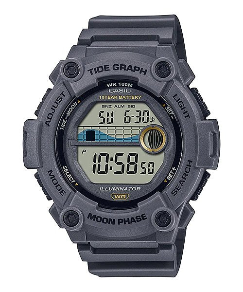 Casio - WS - 1300H - 8A - Stainless Steel Watch For Men - Zamana.pk Main image