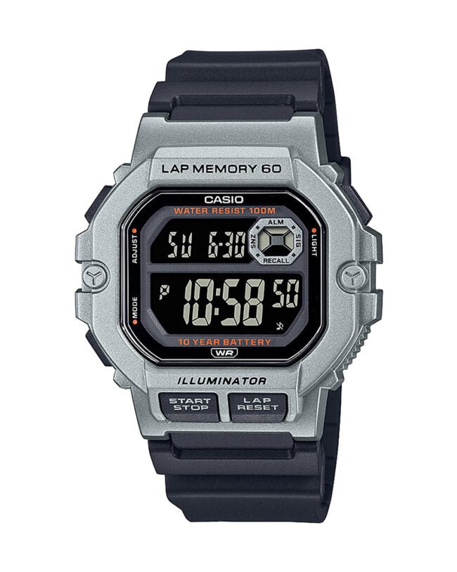 Casio Youth Digital Black Dial Men's Watch - WS - 1400H - 1BVDF - Zamana.pk Main image
