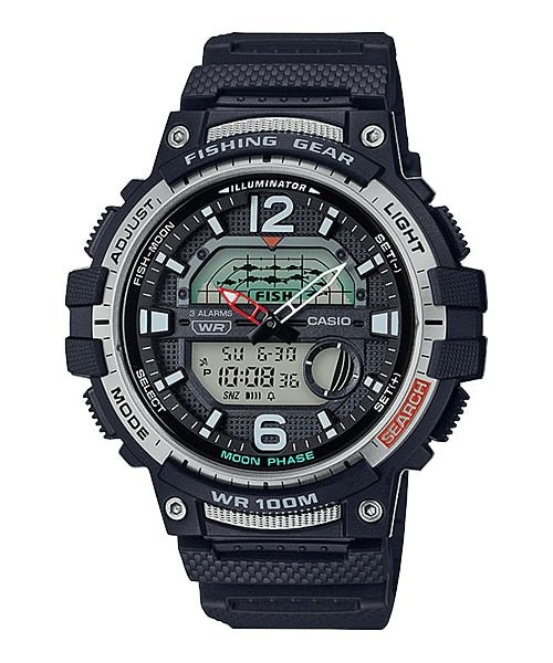 Casio Youth Series Analog - Digital Black Dial Men's Watch - WSC - 1250H - 1AVDF - Zamana.pk