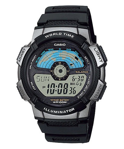 Casio Youth Series Digital Grey Dial Men's Watch - AE - 1100W - 1AVDF - Zamana.pk