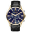 Roamer Superior Chrono Blue Dial Bicolour Black Leather Strap 508837 47 85 05
