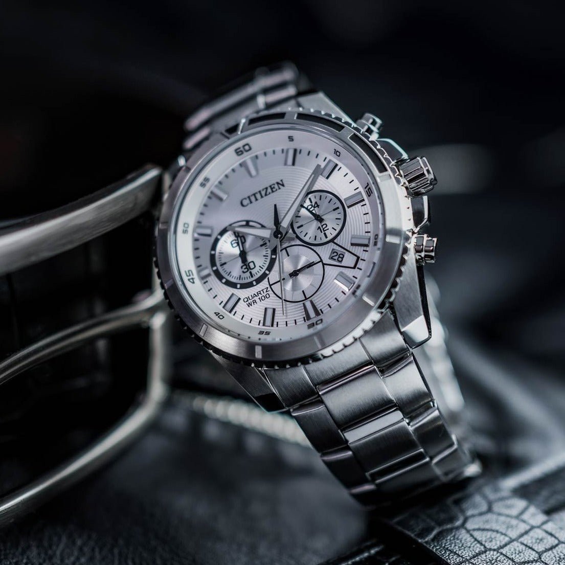 Citizen - AAN8200 - 50A - Automatic Stainless Steel Watch For Men - Zamana.pk Main image