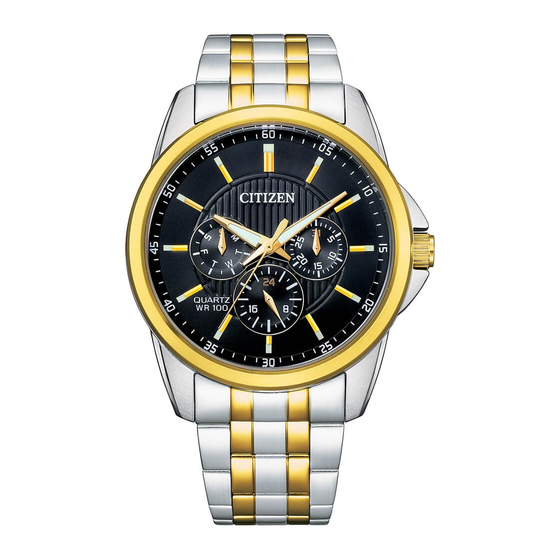 Citizen - AG8348 - 56E - QUARTZ Chronograph - Stainless Steel Watch For Men - Zamana.pk Main image