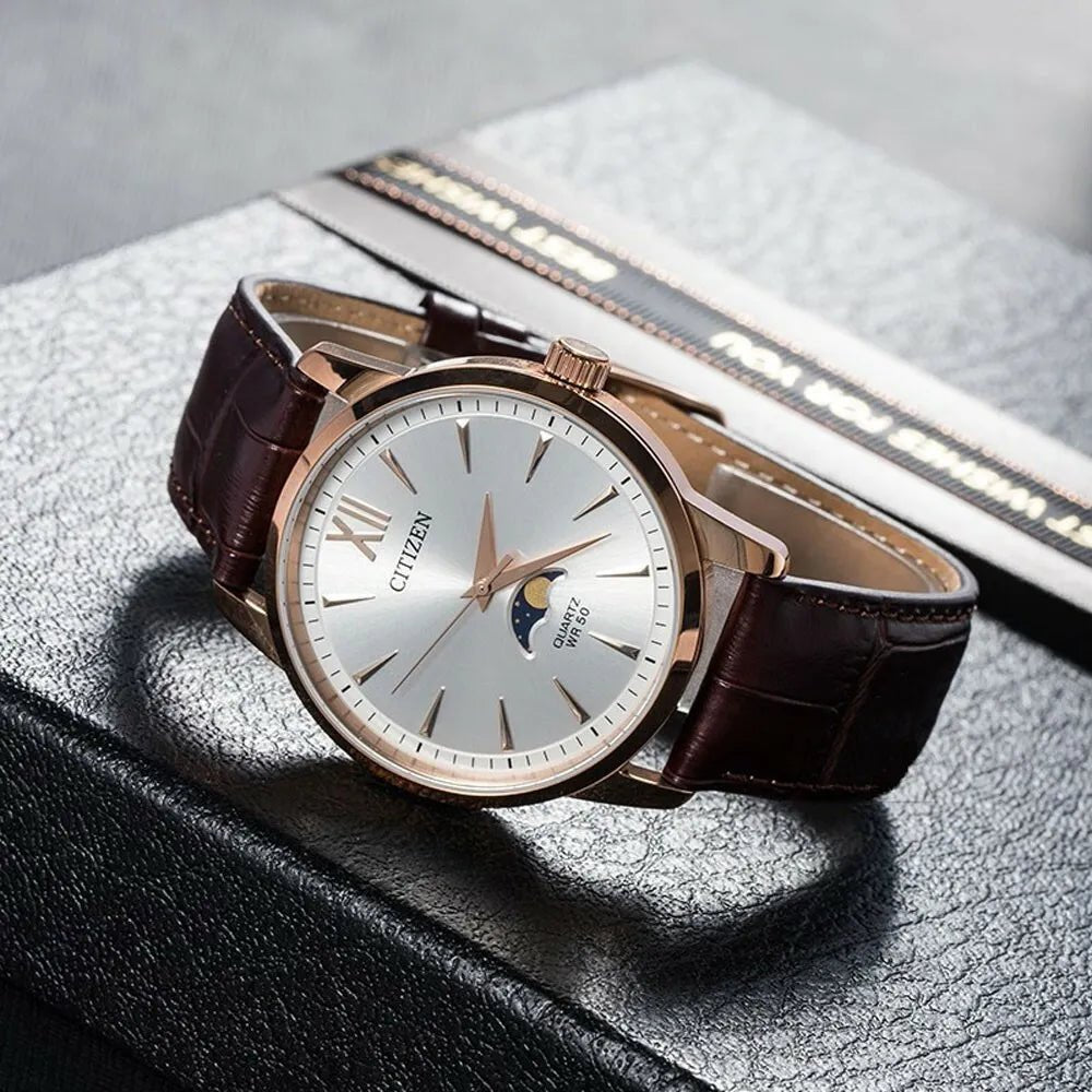 Citizen - AK5003 - 05A - Quartz Stainless Steel Watch For Men - Zamana.pk Main image
