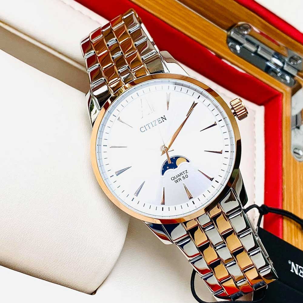 Citizen - AK5006 - 58A - Quartz Stainless Steel Watch For Men - Zamana.pk Main image